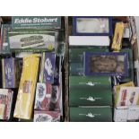A large quantity of Atlas Editions collectibles including Eddie Stobart lorries and flatbeds,