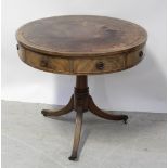 A 19th century mahogany rent table,