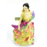 ROYAL DOULTON; a HN1469 'Pamela' figure, painted and printed marks to base, height 20cm (af).