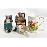 ROYAL DOULTON; two figures, HN2162 'The Foaming Quart' and HN2256 'Twilight', a Beswick Norman