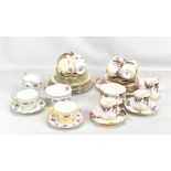 SHELLEY; a collection of tableware in pastel shades decorated with roses (three items af), and a