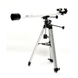 A modern Zennox telescope on tripod stand.