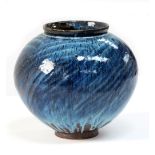 ADAM BUICK (born 1978); Untitled (2019), a stoneware moon jar covered in Waun Llodi slip and nuka