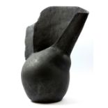 GORDON BALDWIN (born 1932); Buds are Bursting (2012), earthenware covered in black pigment,