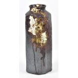 AKIKO HIRAI (born 1970); a faceted stoneware bottle, height 32cm. Provenance: The Julia Harrison