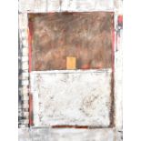 ROBIN WELCH (born 1936); 'Gold 2016', mixed media on canvas, signed, titled and dated verso, Bircham