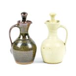 SID TUSTIN (1914-2005) for Winchcombe Pottery; a two piece stoneware oil and vinegar cruet set,