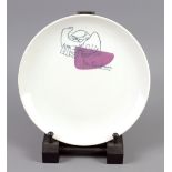 LE CORBUSIER (1887-1965) for Prunier: ‘Les Mains’, a ceramic plate produced by Bauscher Weiden,
