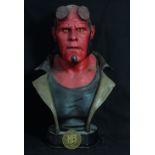 HELLBOY; a large Sideshow Collectables 'Hellboy II The Golden Army' bust, limited edition no. 270/
