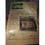 THE BEATLES; a rare first issue 'Combo' magazine Vol. 1 No. 1 with 'Beatle Bug Hits U.S.' headline.