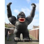 A huge inflatable gorilla.