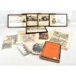 A collection of assorted postcards including local scenes, a quantity of assorted unframed book