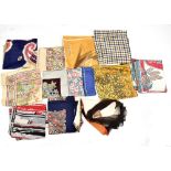 A group of thirteen scarves including Liberty, Jacqmar, Aquascutum and Richard Allen (13).