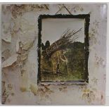 Led Zeppelin; 'Led Zeppelin IV', rare 1971, made in Germany, etched 200, K50008,