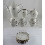 An Elizabeth II Queen's Golden Jubilee six-setting tea set celebrating fifty years in 2002,