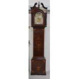 An Edward VII mahogany longcase clock,