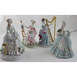 Three Royal Worcester limited edition figures from various collections to include 'Marie