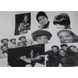 A group of Harry Goodwin 10 x 8ins celebrity photographs from the 1960s and later to include two of