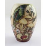 Moorcroft; a limited edition baluster vase with tube-lined decoration in the 'Underwood' pattern,