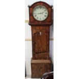 John Harris Liverpool; a 19th century mahogany longcase clock,