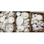 A quantity of mixed ceramics, mainly tea and dinner ware to include Duchess 'June Bouquet',