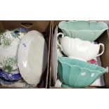 A quantity of mainly c1920s-1930s ceramics to include decorative plates, teaware, large wash jug,