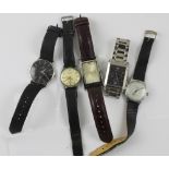 A collection of gentlemen's fashion watches to include Accurist, Emporio Armani, Next,