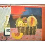 MARY FEDDEN (1915-2012); pencil signed limited edition print, 'Red Sunset 1994', 322/500, 29 x 35.