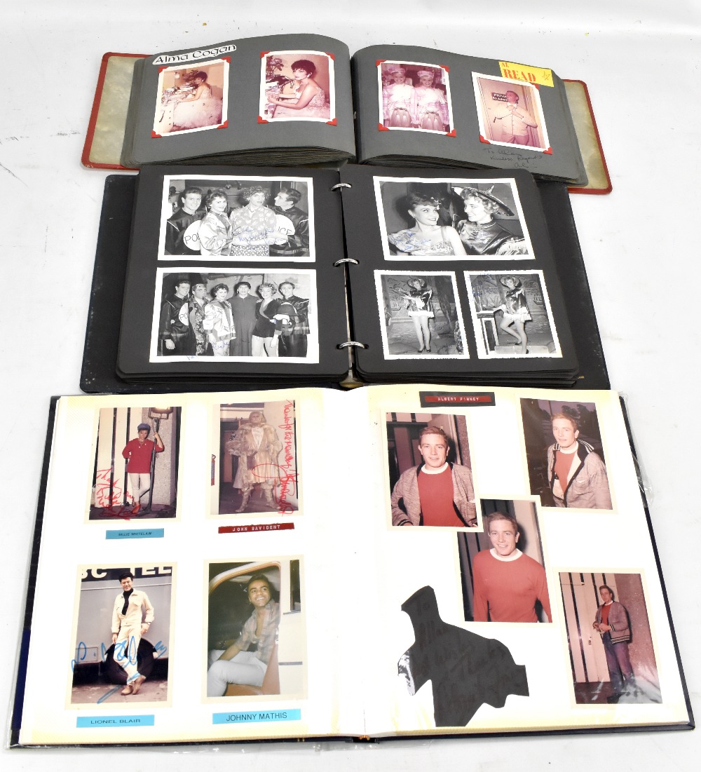 1960'S-70'S SHOW BUSINESS; a collection of photographs including signed with further autographs