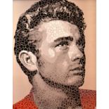 PAUL NORMANSELL; signed limited edition print, 'James Dean - The Rebel', no.6/195, signed lower