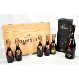 LANSON; a single bottle of 'Extra Age' Brut Champagne (750ml) in presentation box and a set of