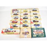 CORGI; a group of boxed model lorries and buses, including 96990 AEC bus set, 97954, 97980, etc.