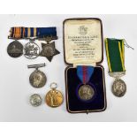 A South Africa 1877-79 Medal, Egypt 1882 Medal and Star group awarded to Rev. J. H. Berry