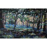 TIMMY MALLETT; signed limited edition print, 'Bluebell Shadows', no.17/195, signed lower right and