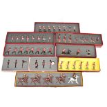 BRITAINS; nine boxed sets including 131 'Durham Light Infantry', 169 'British Heavy Brigade', 167 '