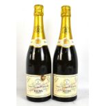 VUEVE CLICQUOT; two bottles of Ponsardin champagne (2).Additional InformationOne of the labels