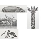 GARY HODGES (born 1954); four pencil signed limited edition prints including 'Gorgeous', 473/1250,