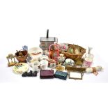 A collection of late early to mid-20th century dolls house ceramics and accessories including