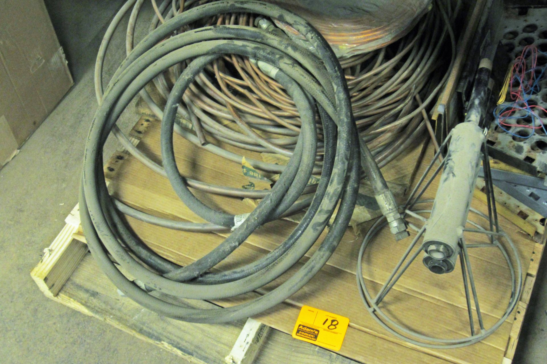 COPPER LINE, STEP TREADS, HYDRAULIC HOSE