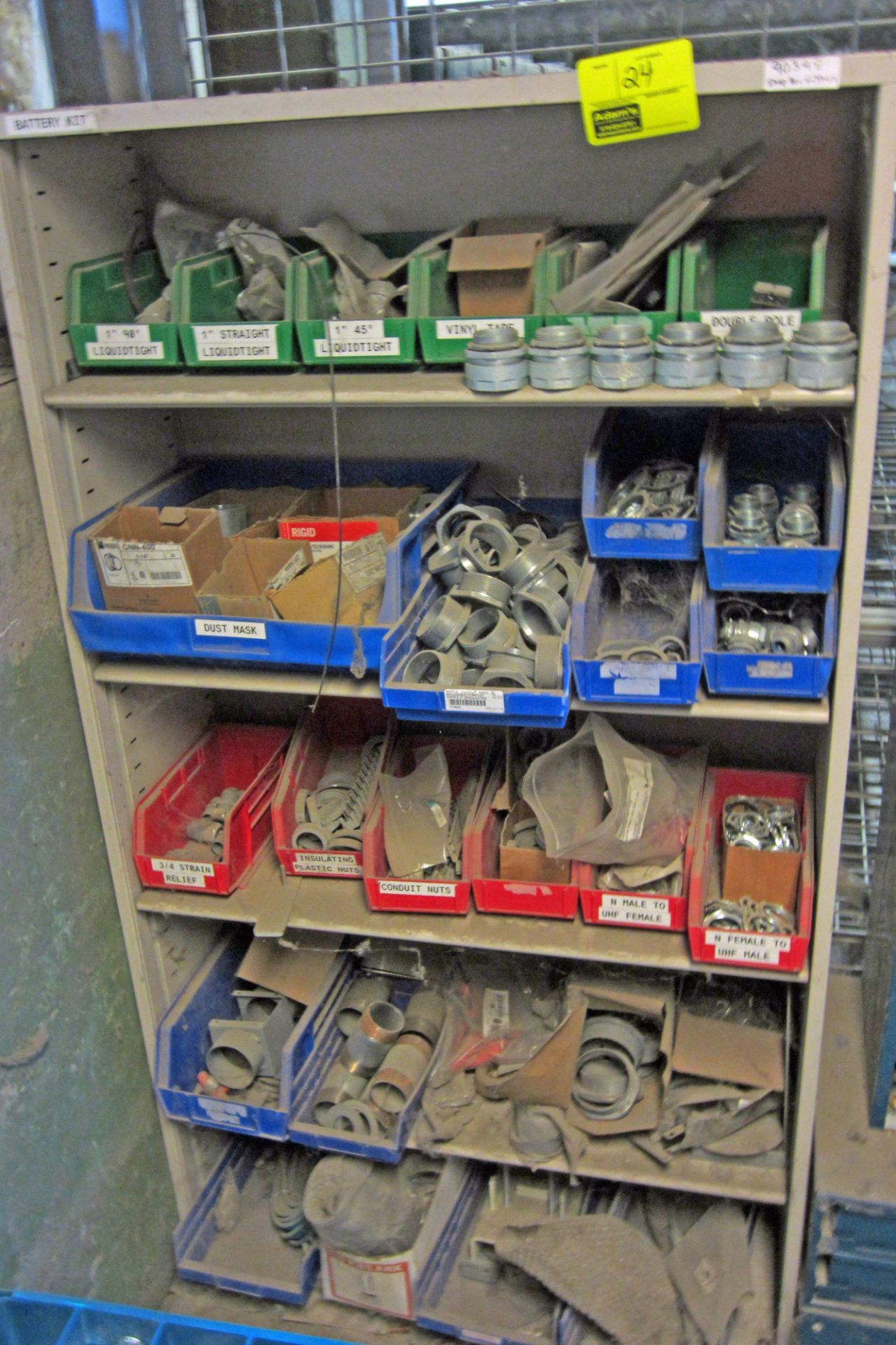 PARTS BIN OF GALVANIZED FITTINGS