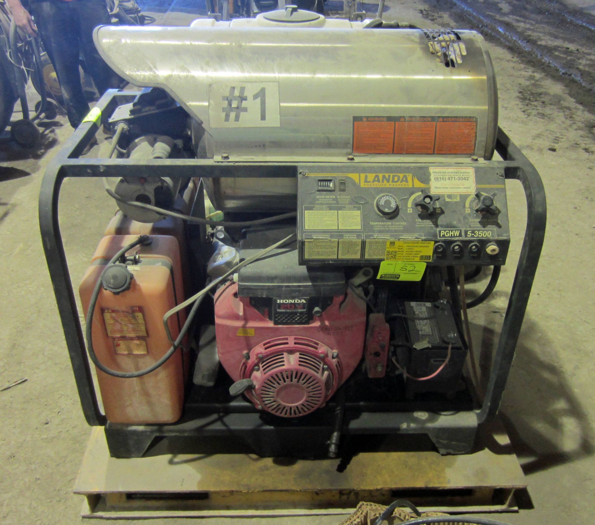 LANDO PRESSURE WASHER, 20HP, HONDA