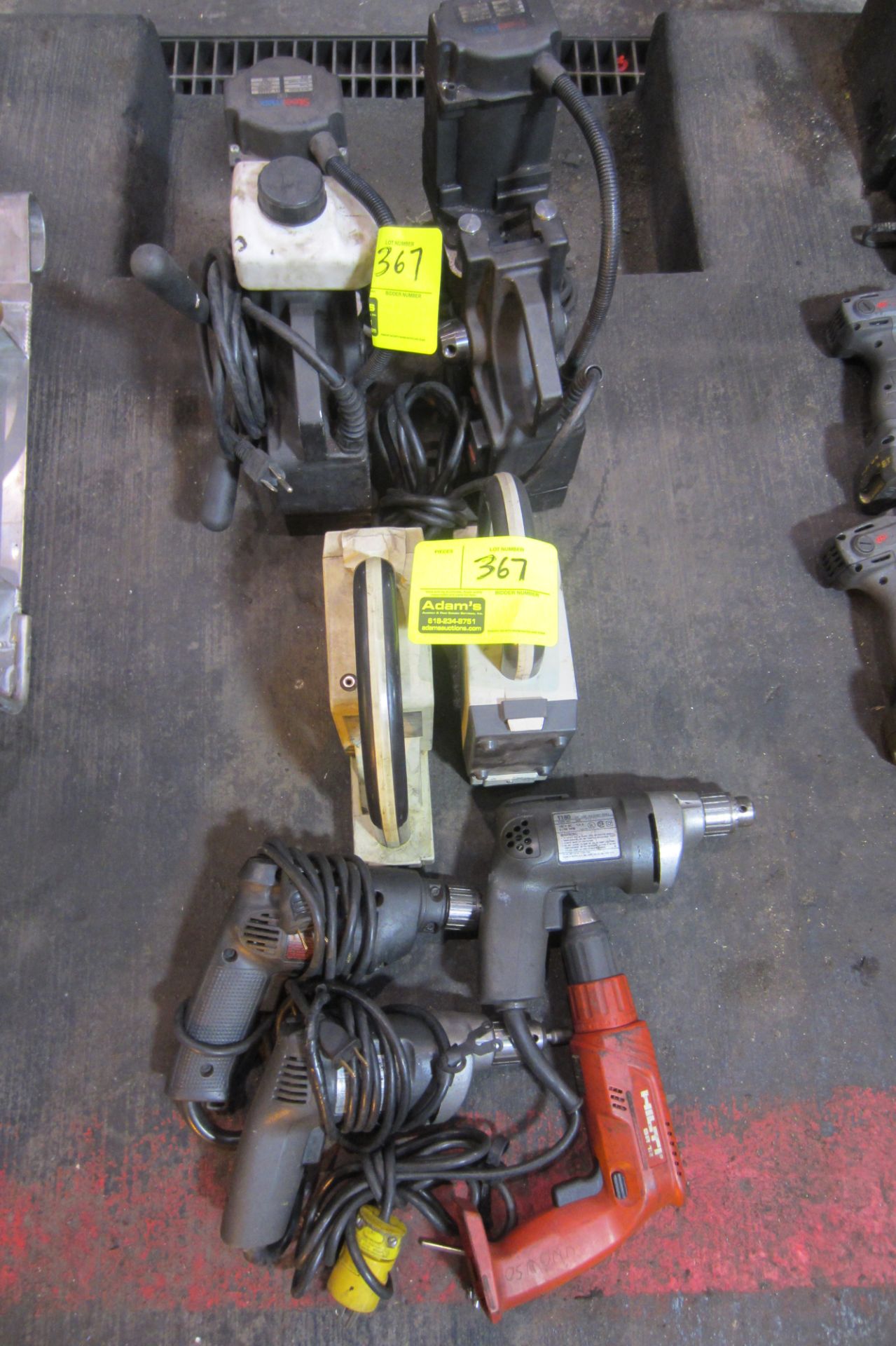 (2) STEEL MAX MAGNETIC DRILLS & OTHER DRILLS