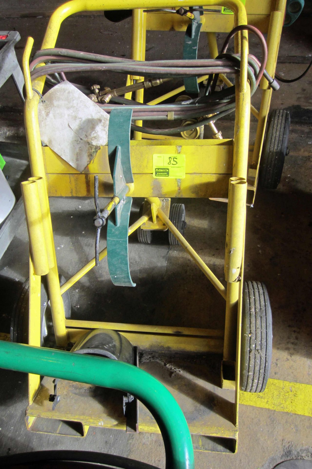 TORCH CART WITH HOSE , REGULATOR AND TORCH