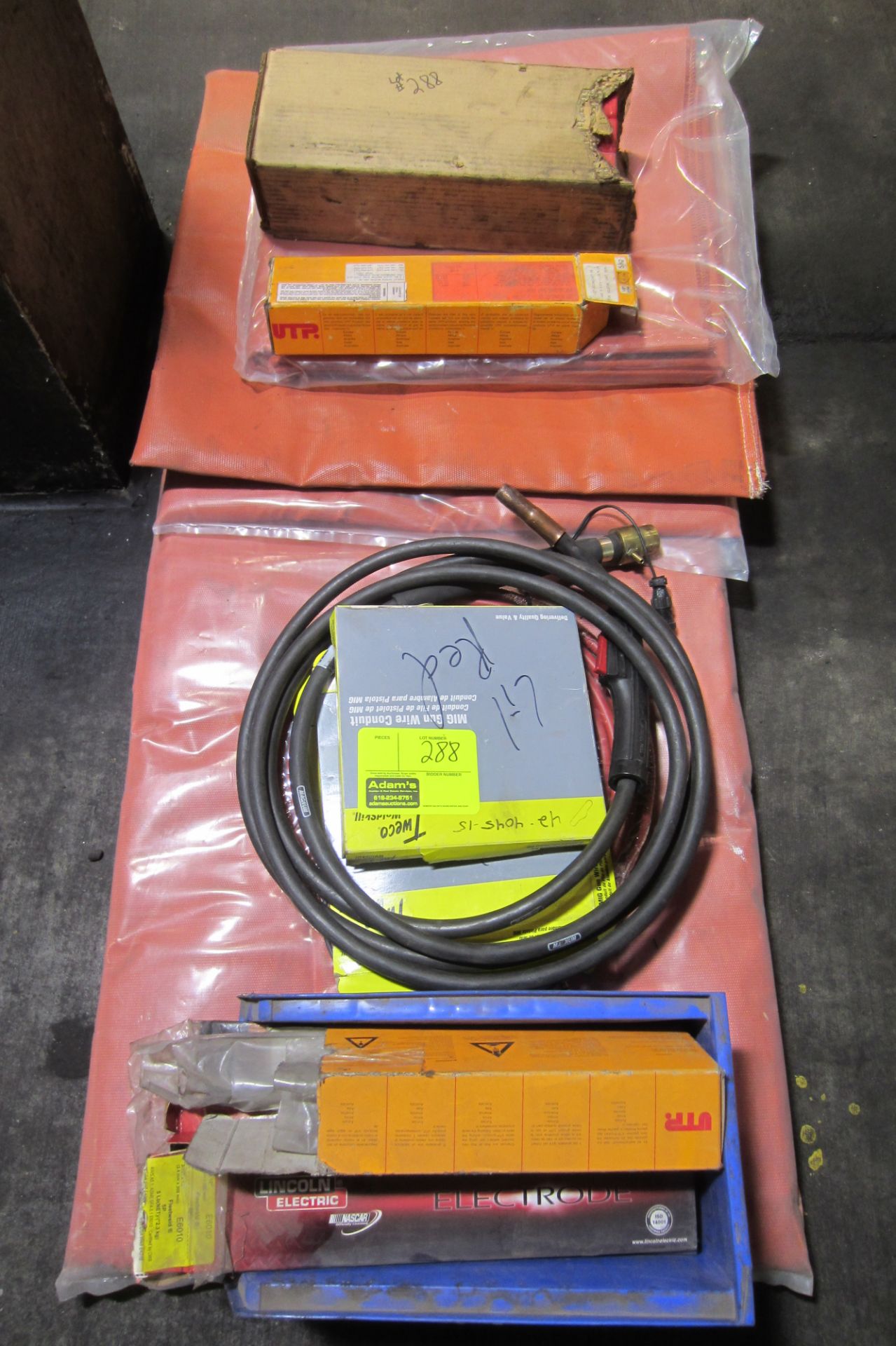 MATS, WIRE CONDUIT, UTP FOR WELDING CAST IRON, WELDING RODS