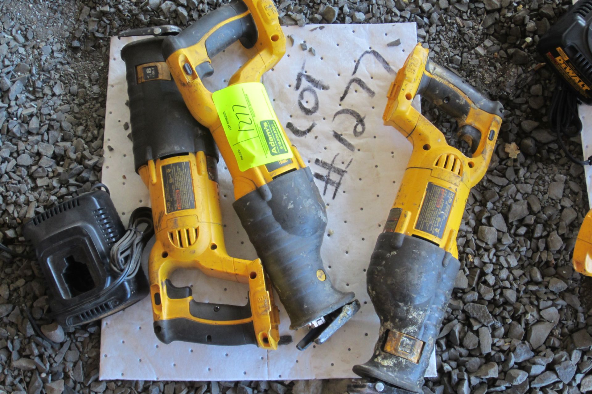 (2) DEWALT RECIPROCATING SAWS