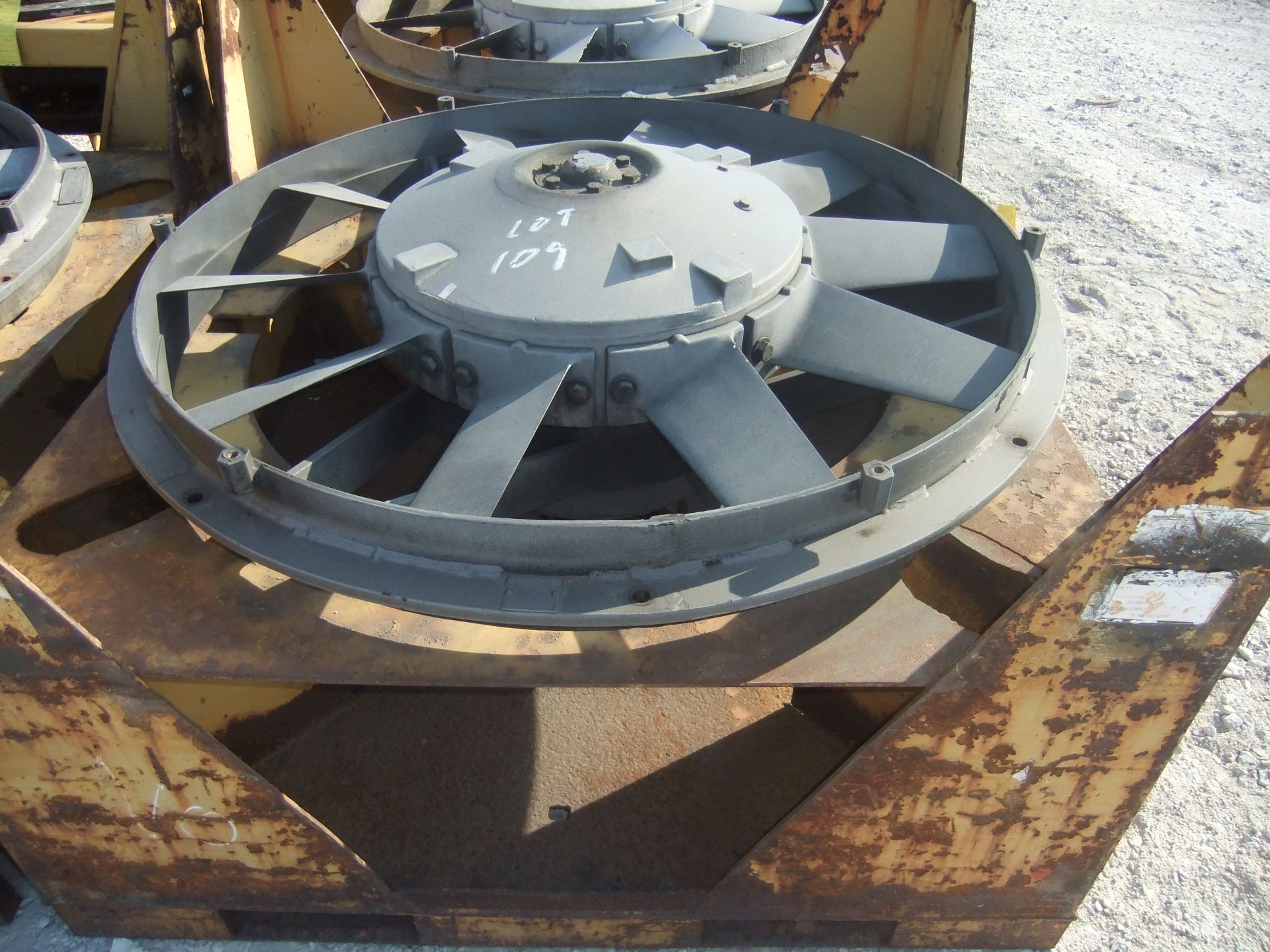 Pallet of EMD Dynamic Brake Grid Blower - 712-7371