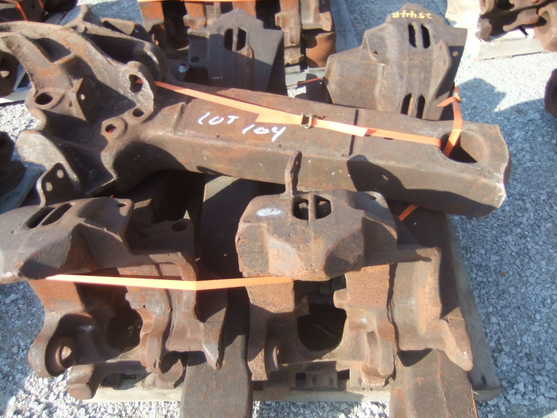 Pallet of Locomotive Couplers