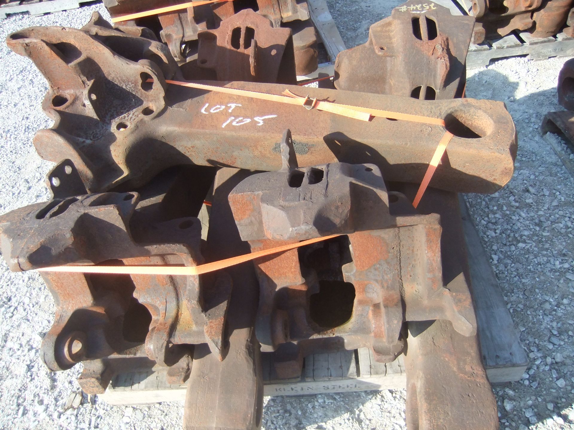 Pallet of Locomotive Couplers