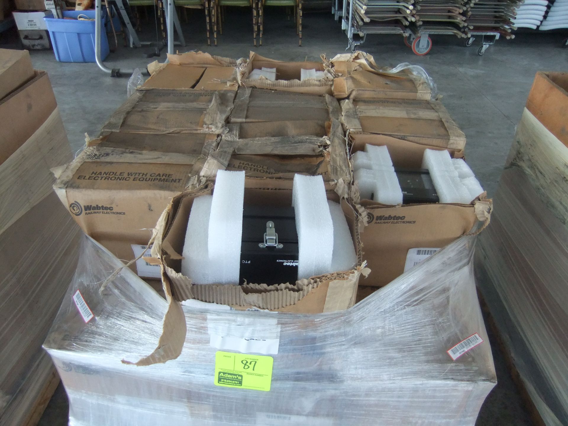 Pallet of Wabtec PTC Electric Cut-Out Switches - 073-1111