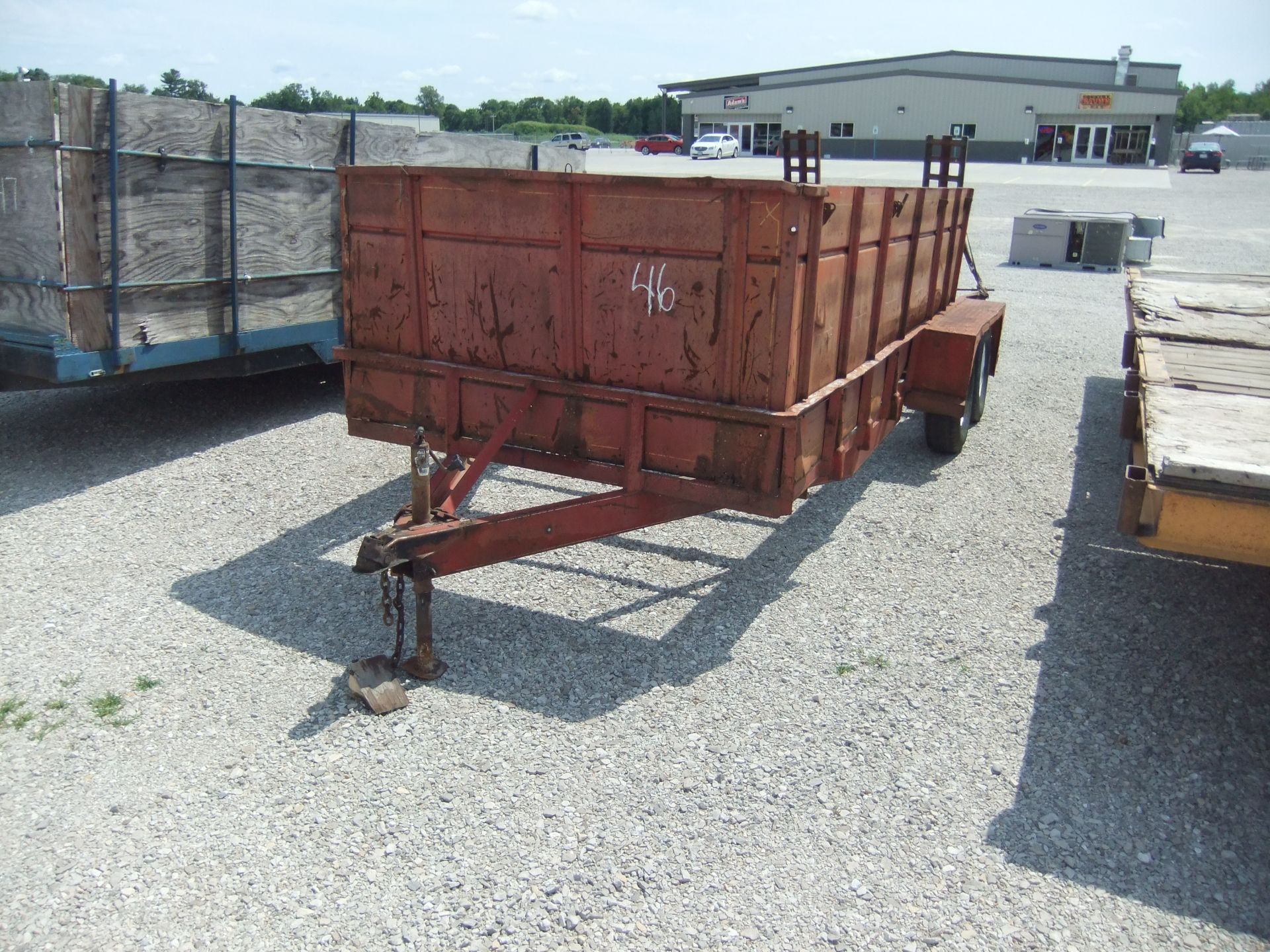 8'x20' Flatbed Trailer with Ramps - No Floor